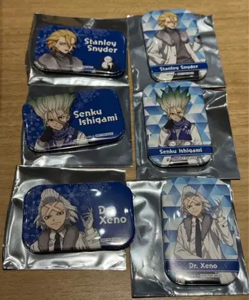 Dr.STONE 닥터 스톤 눈 축제 특전 캔뱃지 컴플리트 6개