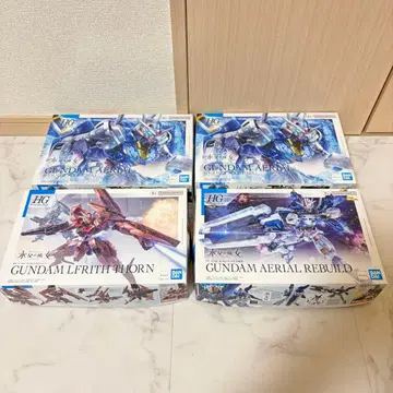 HG 건담 에어리얼 파멧스코어 아식스 등 세트