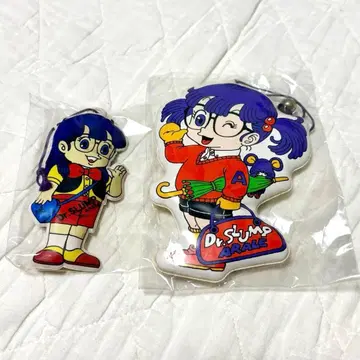 [ 쇼와 레트로 당시 제품 ] Dr. 슬럼프 아라레짱 마스코트 2개 세트