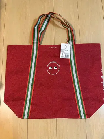 [홍콩 한정판] 안야 힌드마치 에코백 [새상품 미사용] 빨간색