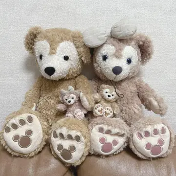 더피 셰리메이 봉제 인형 키링 4개 세트