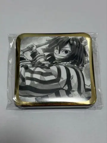 귀멸의 칼날 즐거운 복권 스퀘어 캔뱃지 이구로 오바나이