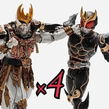 [ 4개 세트 ] 진골조제법 가면라이더 쿠우카 쿠로가타케의 사투 세트