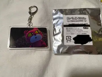 타베코 동물 THE MOVIE 트레이딩 장면 사진 아크릴 키링 고양이