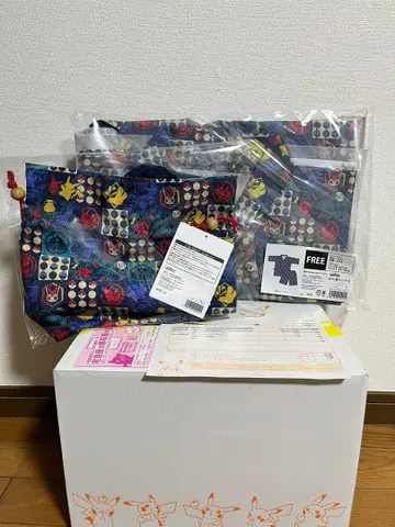 [한정판] 포켓몬 센터 토호쿠 굿즈 진베이 복조리 세트