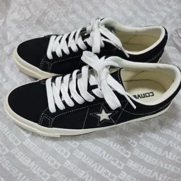 컨버스 원스타 스웨이드 블랙 24cm