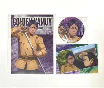 골든 카무이 코이토 돈키 전투 준비 캔뱃지 브로마이드 클리어 카드