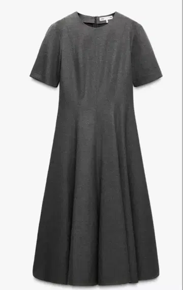 ZARA 고데트 미디 기장 원피스 M