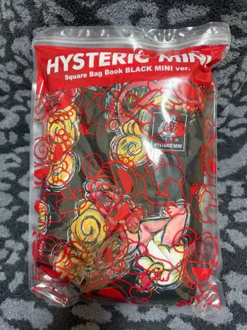HYSTERIC MINI 스퀘어 백 북 블랙 미니