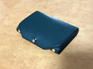 Kawaoto 블랙 푸에블로 가죽 명함지갑