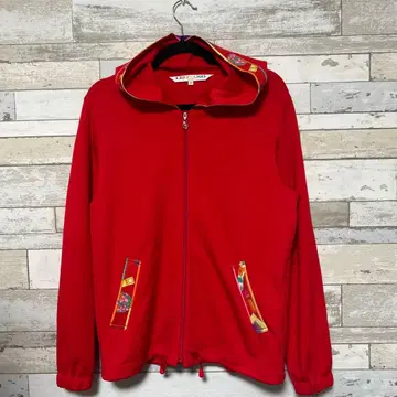 LEONARD SPORT 후드 부착 후드티 M 사이즈 레드