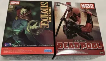 마블 닥터 스트레인지/데드풀 피규어 2개 세트