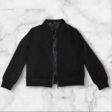 [모노마트] XL 자켓 충전솜 MA-1 블랙 리브 절개 쇼트 기장