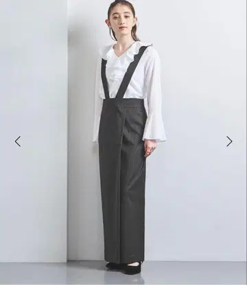 [별주] CURRENTAGE 서스펜더 스커트