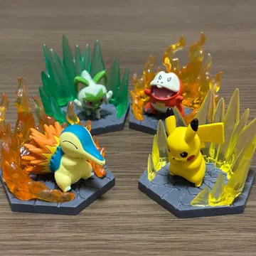포켓몬 디오라마 콜렉트 피카츄, 칠색조, 뜨아거 세트