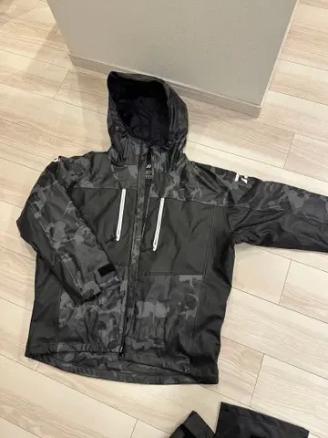 DW-6023 PU 오션 살로펫 윈터 수트 블랙 카모