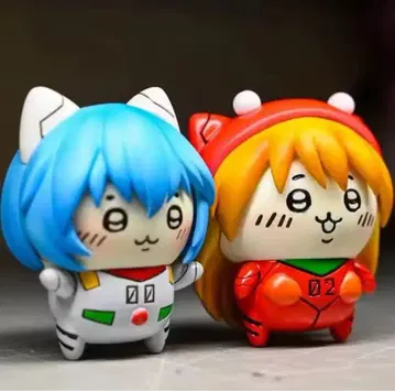 아야나미 레이 & 아스카 피규어