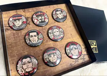 골든 카무이전 무인 캔뱃지 세트