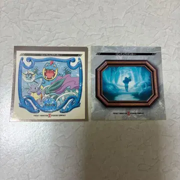 포켓몬 스티커 컴팩트 엠블럼 스티커 물