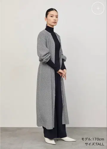 택 포함 새상품 SOEJU 소쥬 체인 패턴 원피스 프리 사이즈