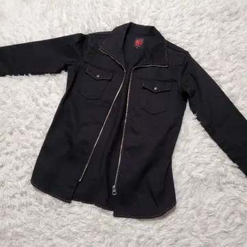 RED MOON 풀 지퍼 자켓 머드독 자켓