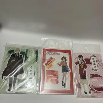 코우즈키 마히루 사이모리 미요 쿠도 카스미 아크릴 피규어 미개봉 새상품