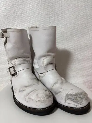 Hawkins 엔지니어 부츠 화이트