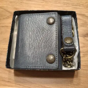 beautybeast 3단 폴더형 지갑 탁한 블루