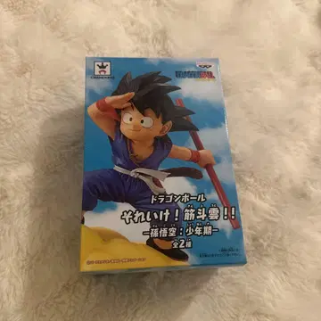 드래곤볼 피규어: 신나게 근두운 타는 소년기 손오공 (파란 옷)