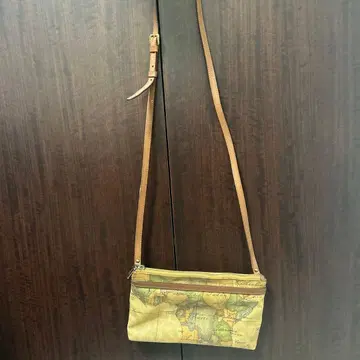 지도 도안 숄더백