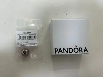 PANDORA 핑크 미니 무라노 유리 참