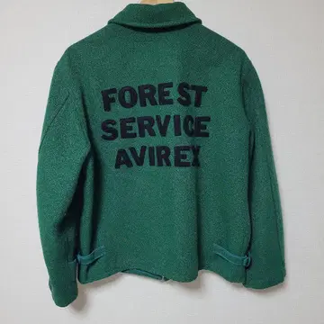 AVIREX 그린 컬러 자켓