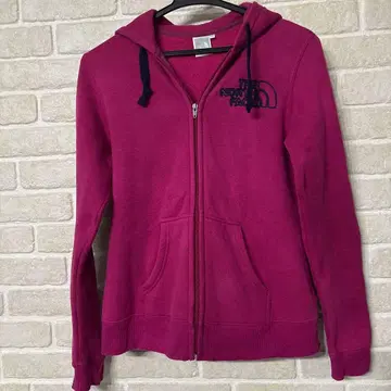 THE NORTH FACE 풀 집업 후드티 핑크 M