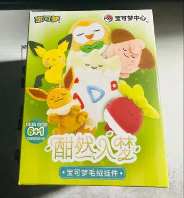 중국 한정 포켓몬 카드 게임 봉제 인형 마스코트 블라인드 박스