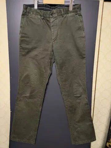 aspesi 올리브 스트레이트 팬츠 48