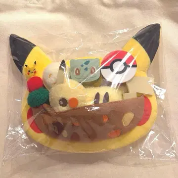 포켓몬 카페 피카츄 카페풍 플레이트 봉제 인형 포켓몬 센터 한정판