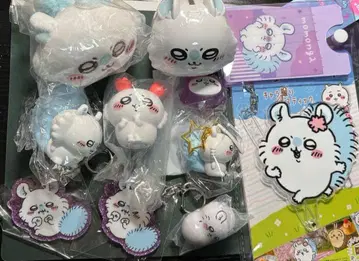 치이카와 모몽가 묶음 판매 봉제 인형 저금통 등 가챠
