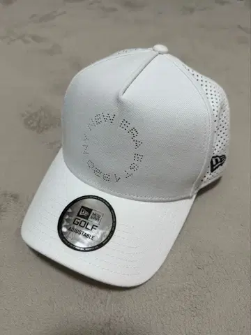 뉴에라 골프 캡 메쉬 화이트 컨디션 최상 남성용