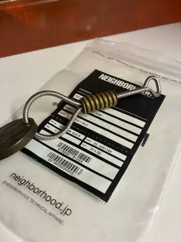 [미사용품] 네이버후드 제프 데커 행 너즈 키체인 2nd