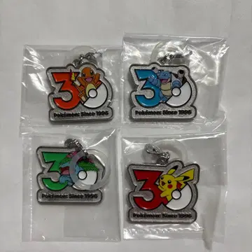 포켓몬 30주년 기념 메탈 참 마스코트