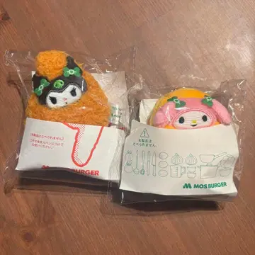 [미개봉 새상품] 모스버거 쿠로미 마이멜로디 마스코트