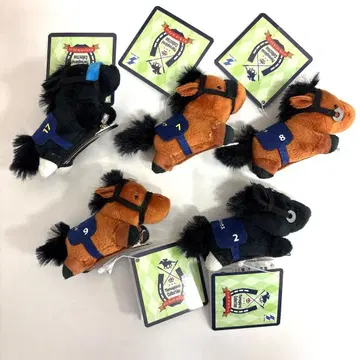 서러브레드 컬렉션 봉제 인형 클립 전 5종 세트