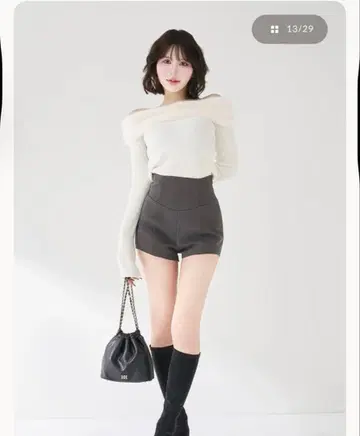 아름다운 실루엣 숏팬츠 darich 그레이