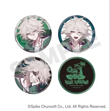 슈퍼 단간론파 2 코마에다 나기토 캔뱃지 4개 세트 빌리지 뱅가드