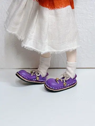 브라이스 플랫 오목구두 보라색