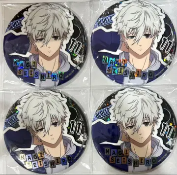 나기 세이시로 namco 캔뱃지 프라이스 홀로그램 캔뱃지 블루 록