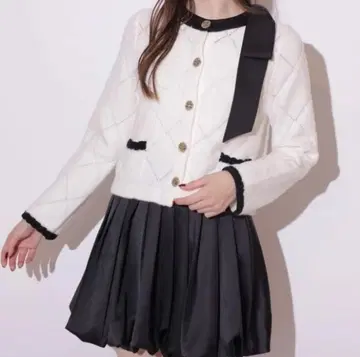 Rirandture Ribbon Knit Jacket