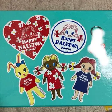 Happy HALEIWA Hawaii 스티커 세트
