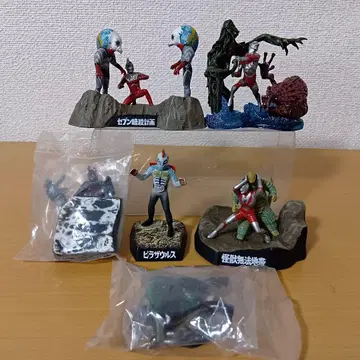 울트라맨 피규어 세븐 암살 계획 괴수 무법지대 등 레드킹