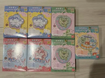 포켓몬 파치파치 데코 네임 6개 세트